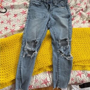 Distressed Blue Jeans women’s American Eagle BOGO